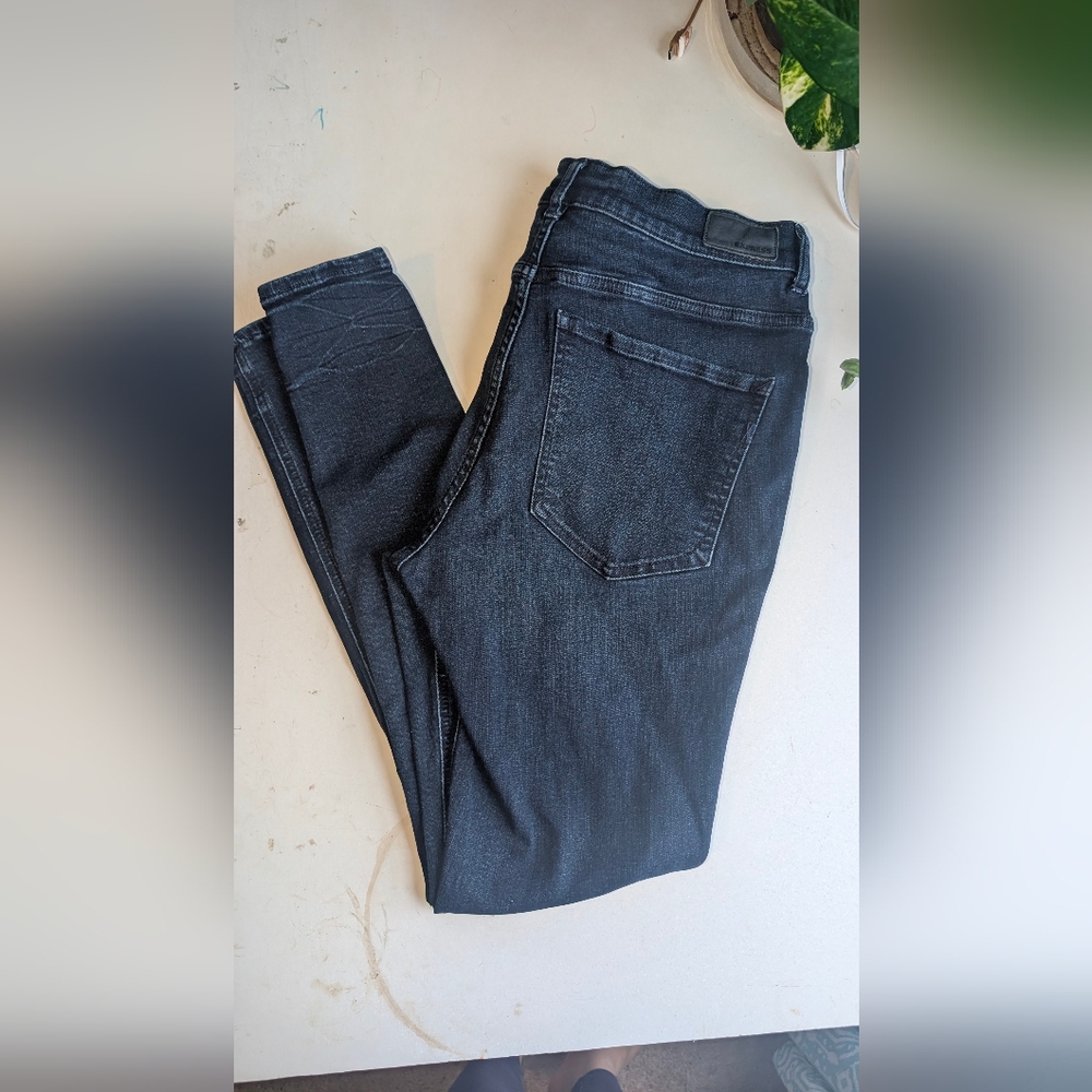 Express Women's Dark Blue Skinny Jeans